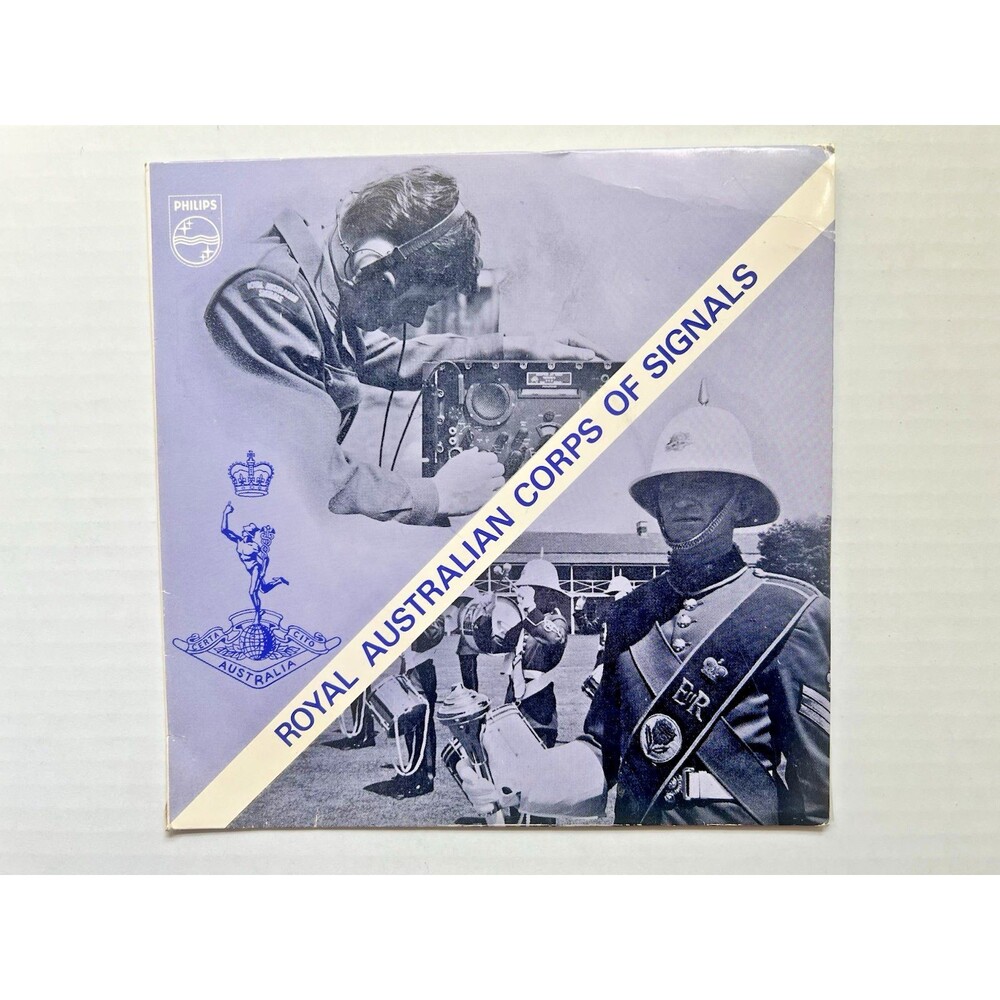 45 RPM EP Royal Australian Corps of Signals Military Band Philips SC 001 Mono